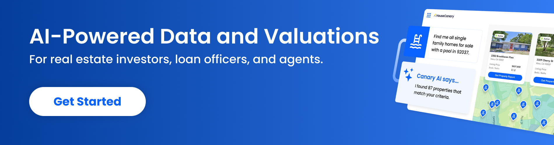 Try CanaryAI — HouseCanary AI-powered real estate analytics for instant property valuations and market insights